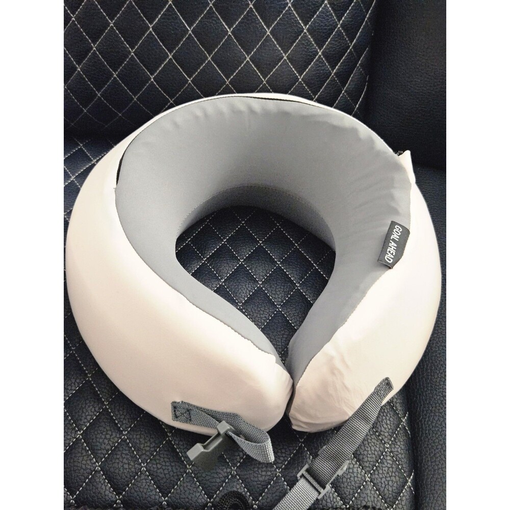Pink Neck Travel Pillow Memory Foam Pillow Comfort Compact Ergonomic for Travel
